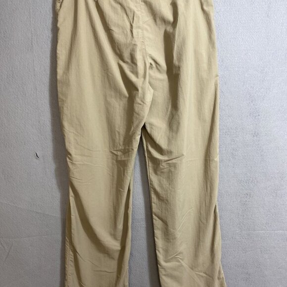 MARMOT Beige Straight Leg Flat Front 2 Pockets Chino‎ Women's Pants Size 12 - Picture 2 of 8